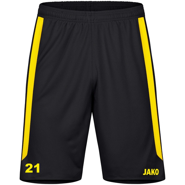 JAKO Sporthose Power schwarz/gelb