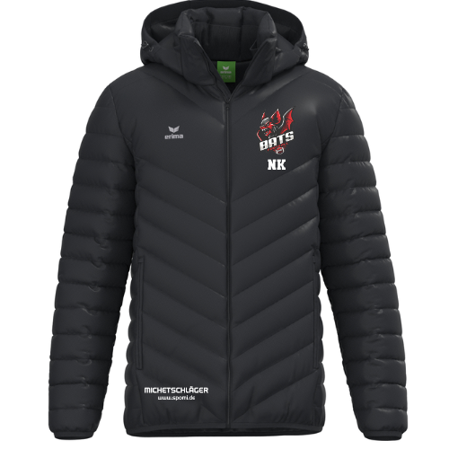 ERIMA Puffer Jacke schwarz