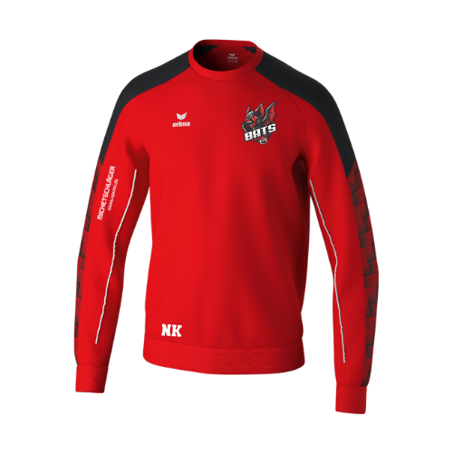 ERIMA EVO STAR Sweatshirt rot/schwarz